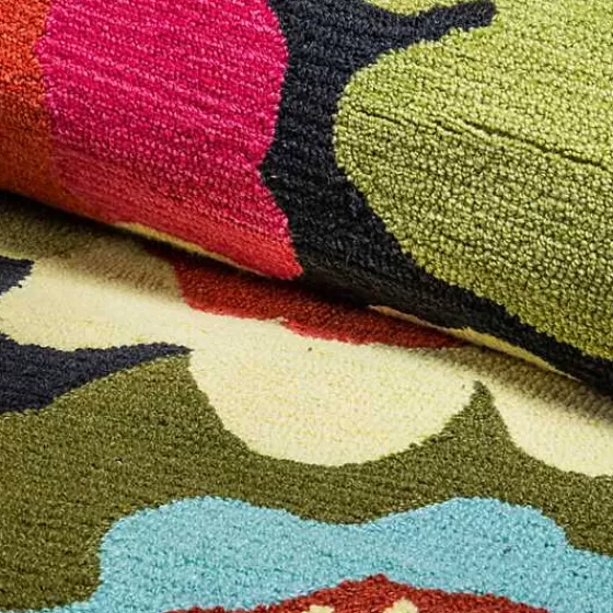 Tappeto Fiorato per Interni ed Esterni - Design Esclusivo MacKenzie-Childs 3x5 Piedi - Limited Edition in Saldi