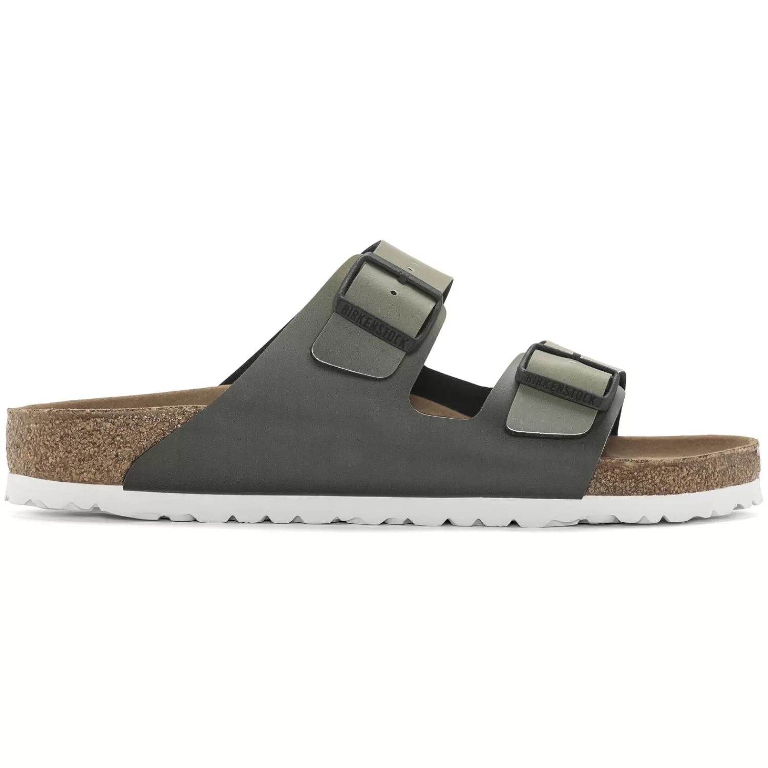 Birkenstock sandali Arizona con doppia fascetta regolabile - modello classico uomo in sughero naturale, plantare anatomico per massimo comfort giornaliero.