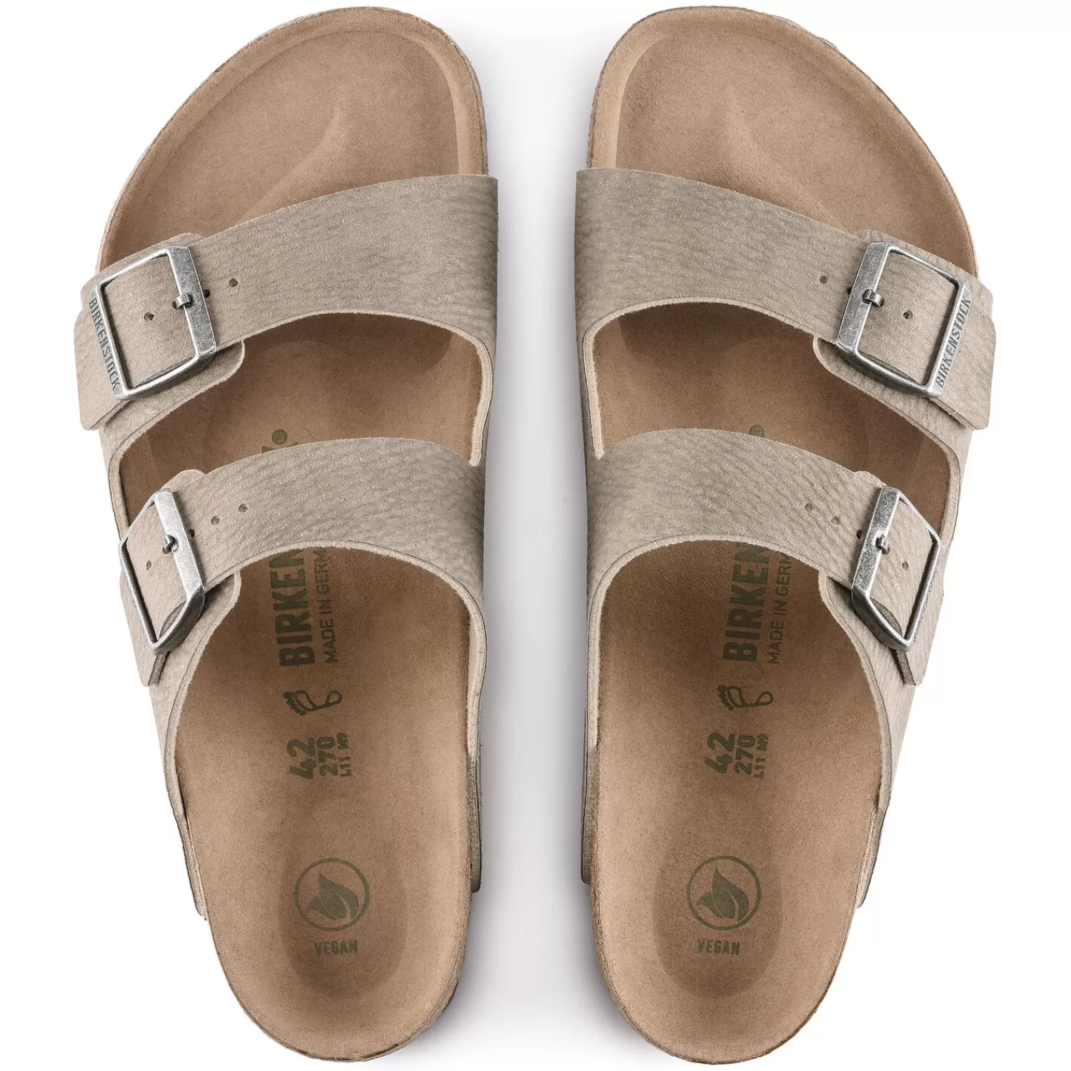 Sandali comodi con doppio reggisopra Birkenstock - Design ergonomico per uomo, materiali vegan sostenibili
