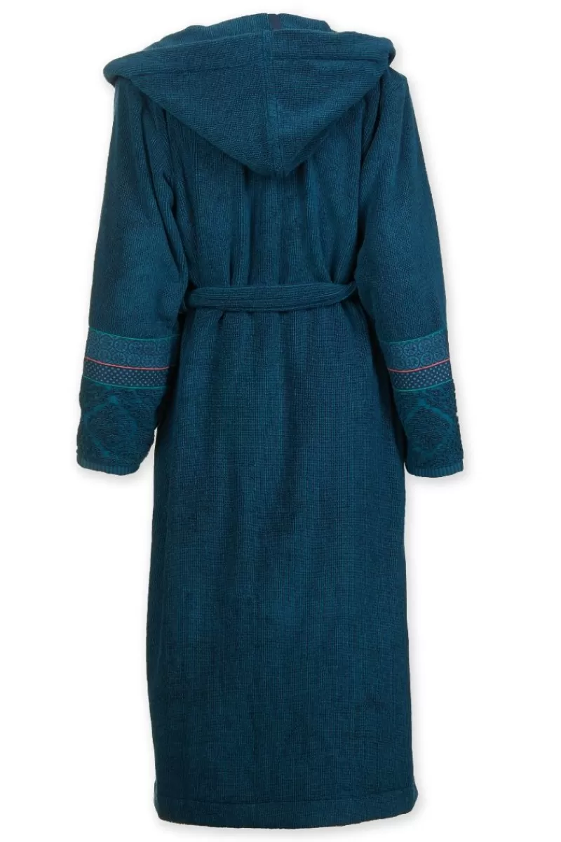 Accappatoio Premium Blu Notte - Tessuto Ultra Morbido Collezione Zellige by Hot Pip Studio