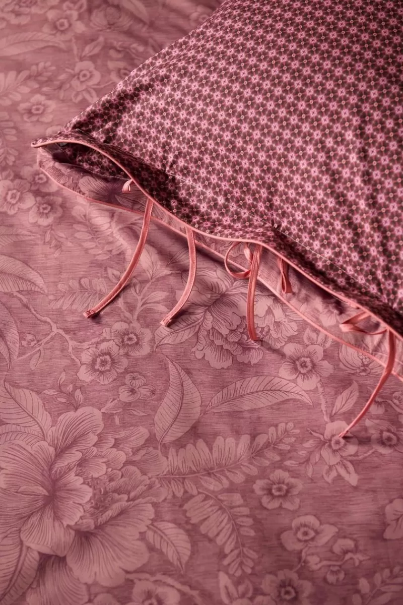 Pip Studio Copripiumino Elegante Collezione Casa dei Fiori in Tonalità Terracotta - Tessuto Morbido per un Sonno Confortevole