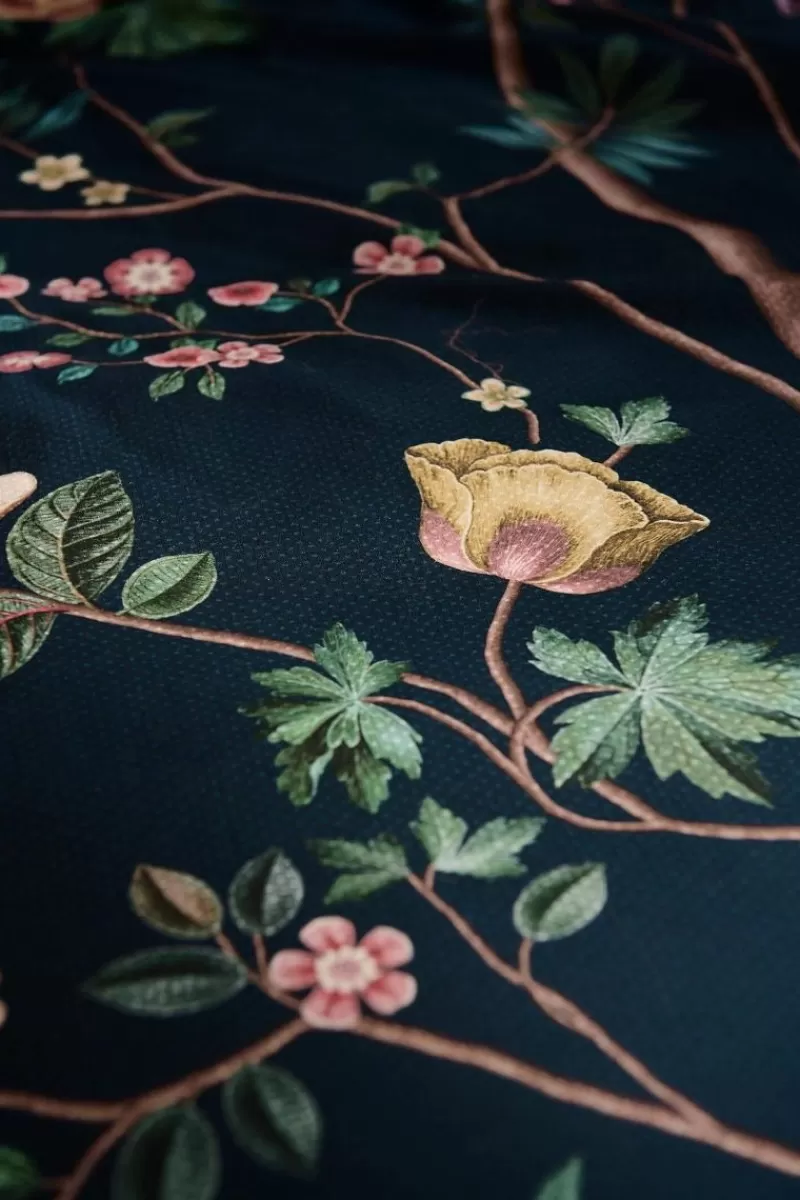 Copriletto Elegante PIP STUDIO 'Il Paradiso' - Blu Notte in Offerta Speciale