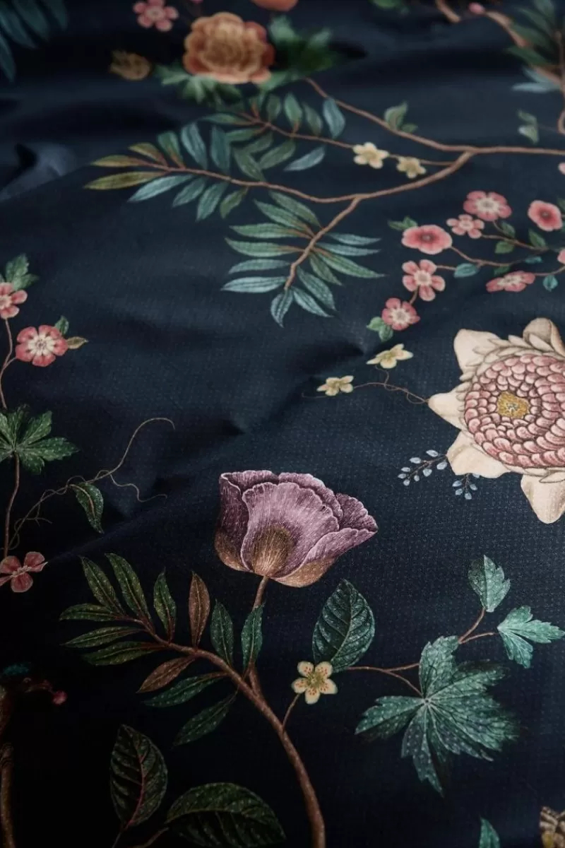 Copriletto Elegante PIP STUDIO 'Il Paradiso' - Blu Notte in Offerta Speciale