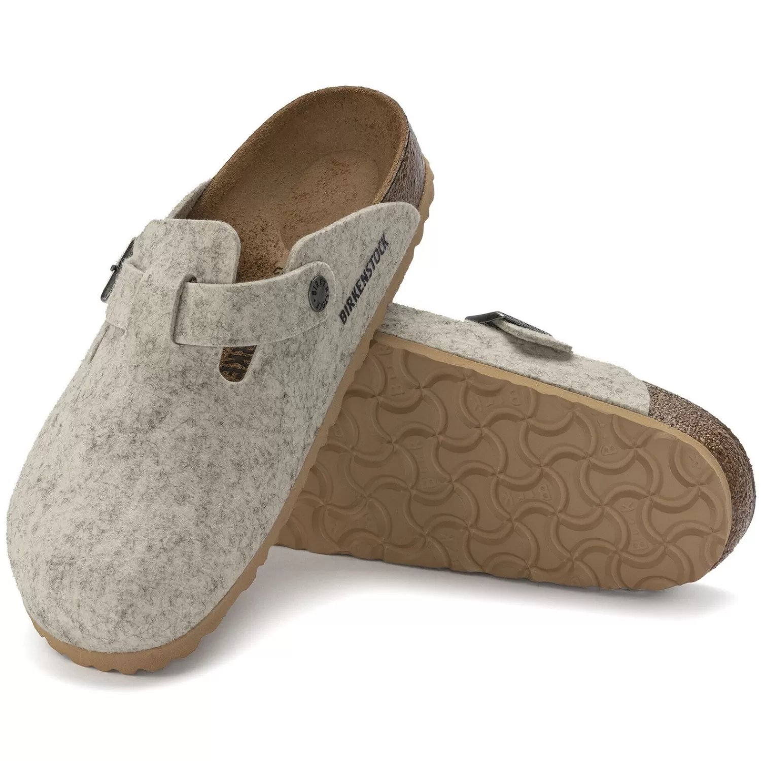 Zoccoli Comodi in Pelle per Donna - Modello Boston Birkenstock con Suola Anatomica e Design Classico