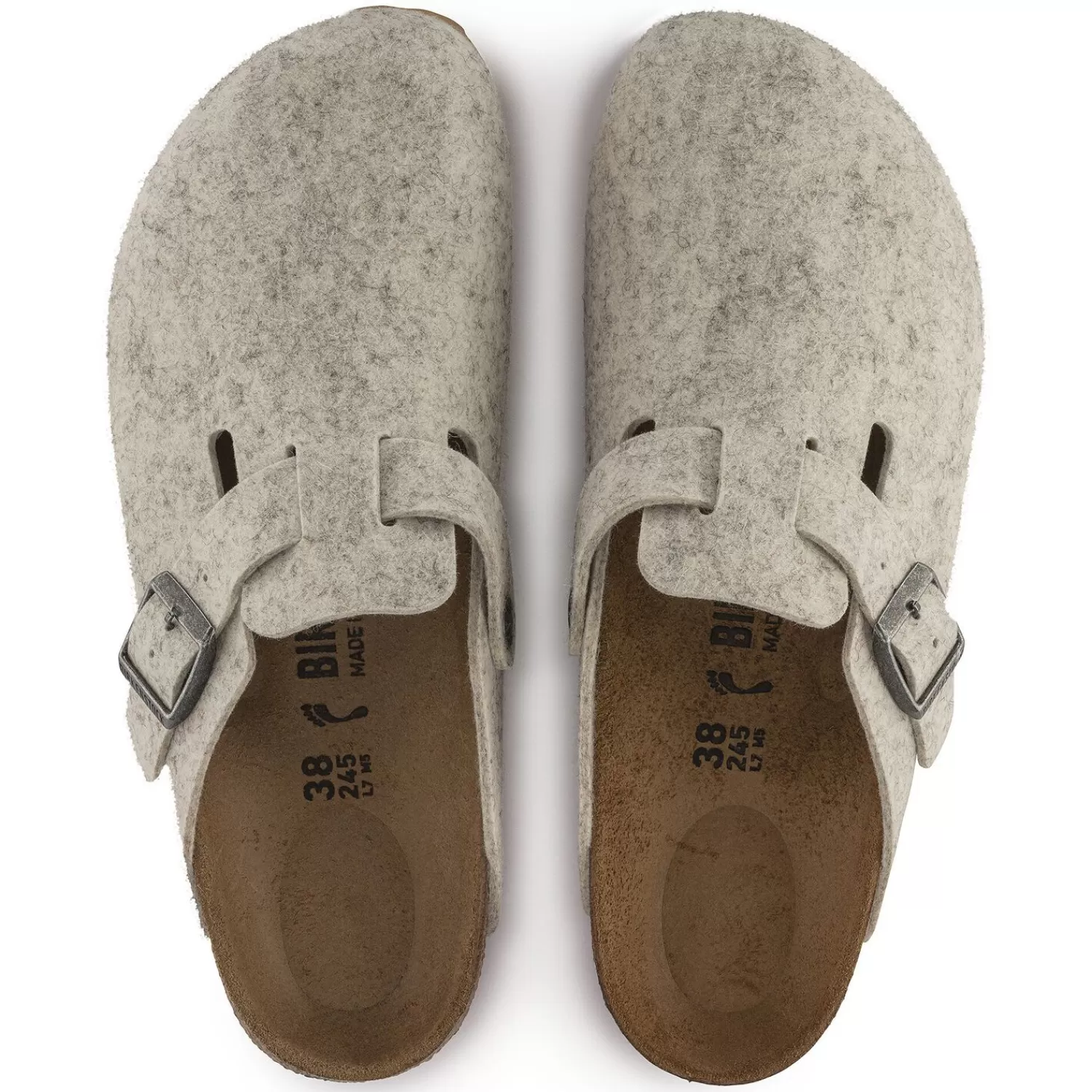 Zoccoli Comodi in Pelle per Donna - Modello Boston Birkenstock con Suola Anatomica e Design Classico