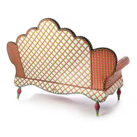 Comodo Divanetto da Esterno Stile Poppy Breezy - Sconto Esclusivo MacKenzie-Childs
