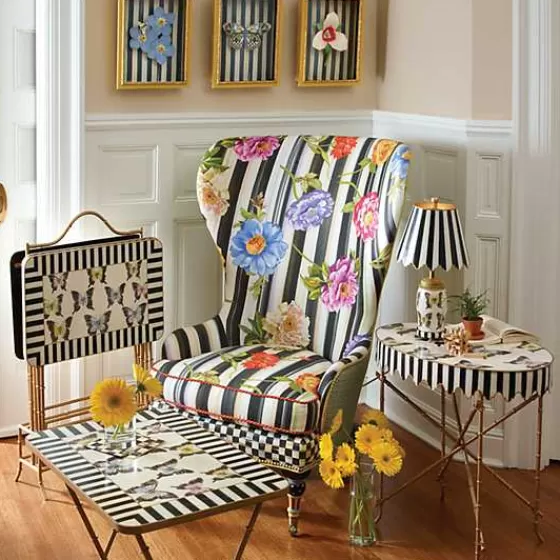 Vassoio Porta Drink con Motivo Farfalle Eleganti - Set da 4 Pezzi in Edizione Limitata MacKenzie-Childs