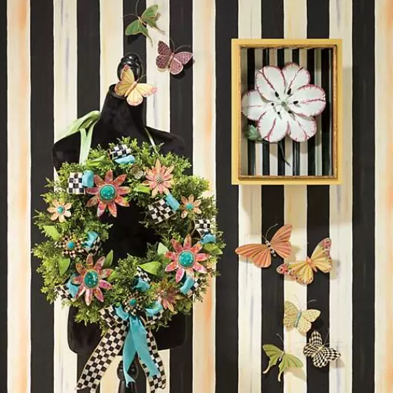 Decorazione Murale Tre Farfalle Eleganti - Arte Botanica da Collezione | Offerta Speciale Field Mackenzie Childs