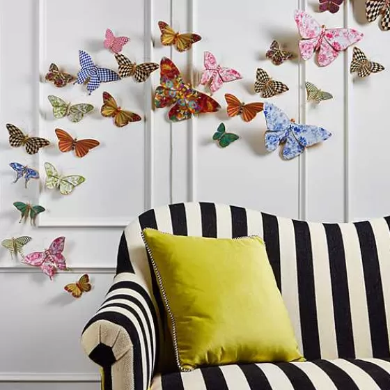 Decorazione Murale Tre Farfalle Eleganti - Arte Botanica da Collezione | Offerta Speciale Field Mackenzie Childs