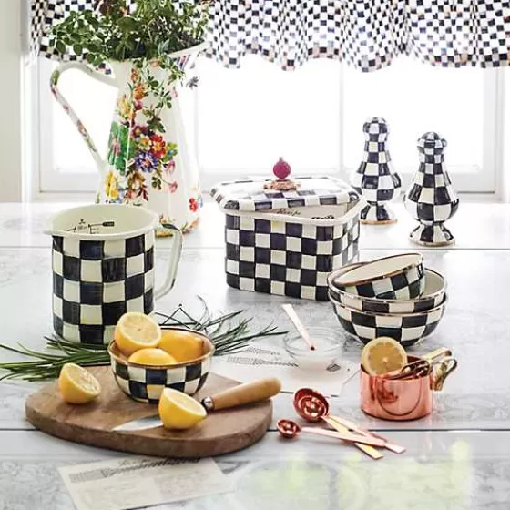 Misurino Elegante in Quadrettatura Premium da 7 Cup - Edizione Limitata MacKenzie-Childs