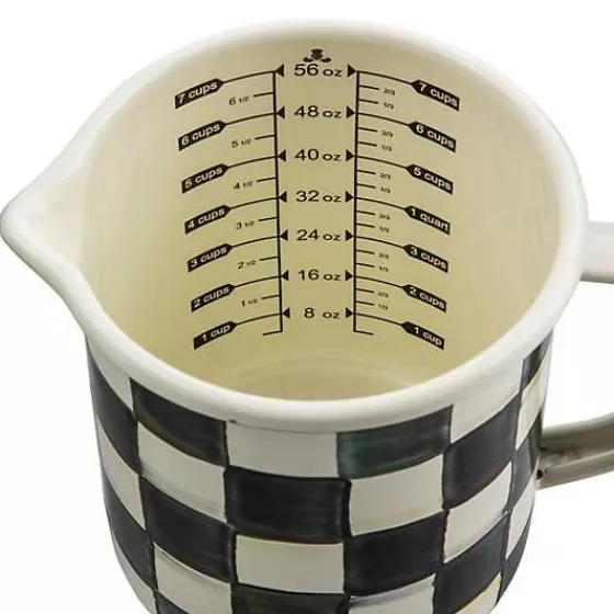 Misurino Elegante in Quadrettatura Premium da 7 Cup - Edizione Limitata MacKenzie-Childs