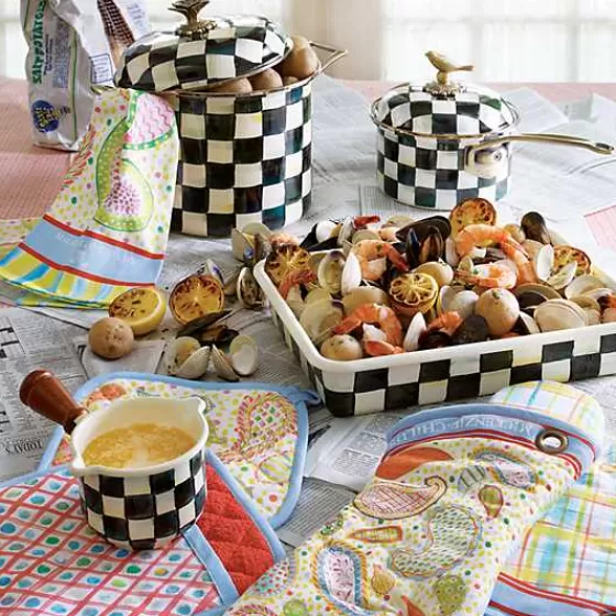 Elegante Casseruola da 2,5 Litri con Motivo Courtly Check - Offerta Speciale MacKenzie-Childs