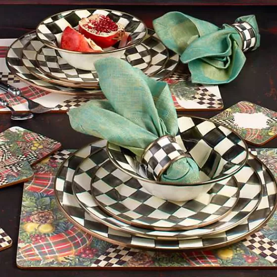 Scopri l’Eleganza senza Sprechi: Ciotola da Colazione MacKenzie-Childs in Design Esclusivo - Linea Essenziale per Mattine Regali
