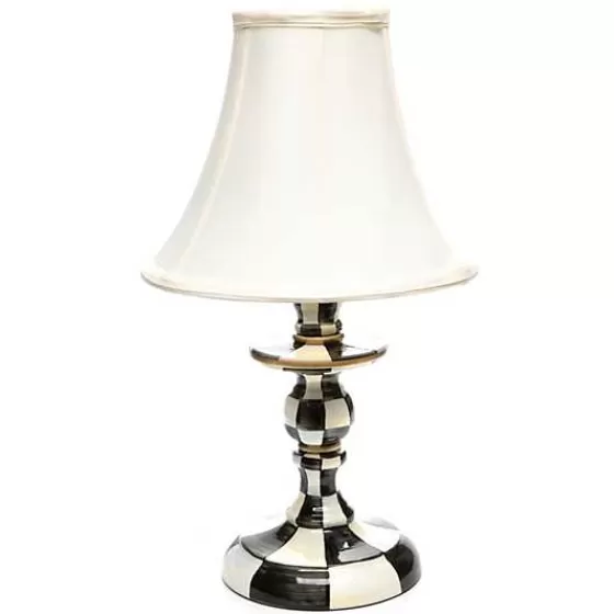 Lampada Candeliere in Stile Regale con Fantasia Scacchi - Promozione Esclusiva MacKenzie-Childs