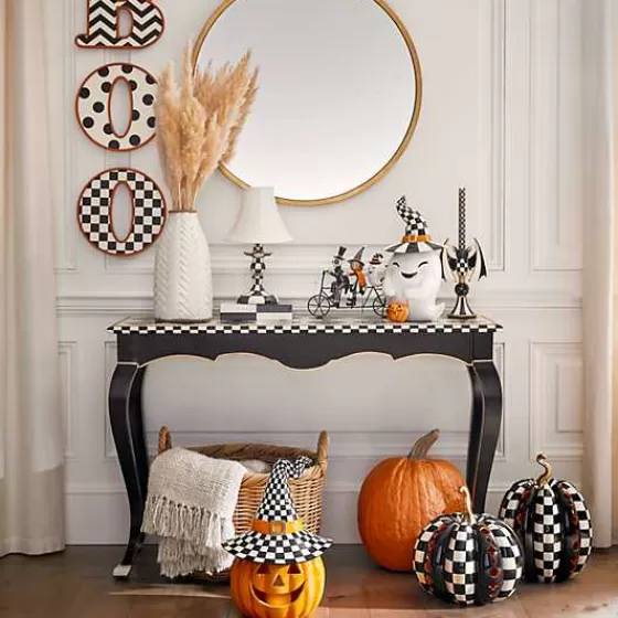 Lampada Candeliere in Stile Regale con Fantasia Scacchi - Promozione Esclusiva MacKenzie-Childs