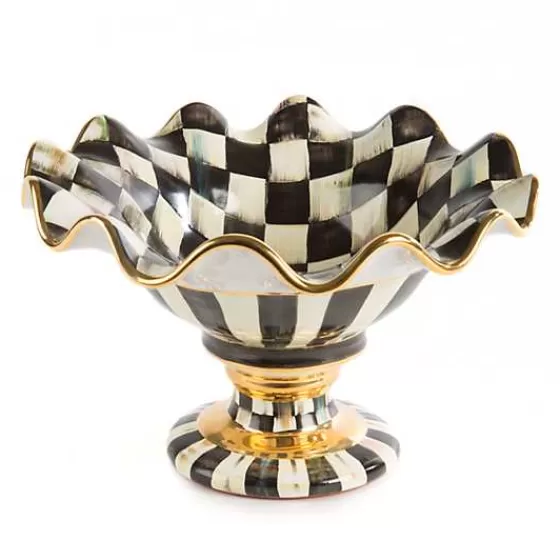 Ciotola Elegante Courtly Check in Ceramica - Edizione Speciale MacKenzie-Childs