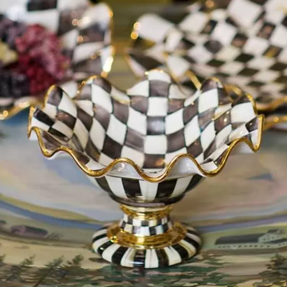 Ciotola Elegante Courtly Check in Ceramica - Edizione Speciale MacKenzie-Childs