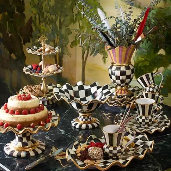 Ciotola Elegante Courtly Check in Ceramica - Edizione Speciale MacKenzie-Childs