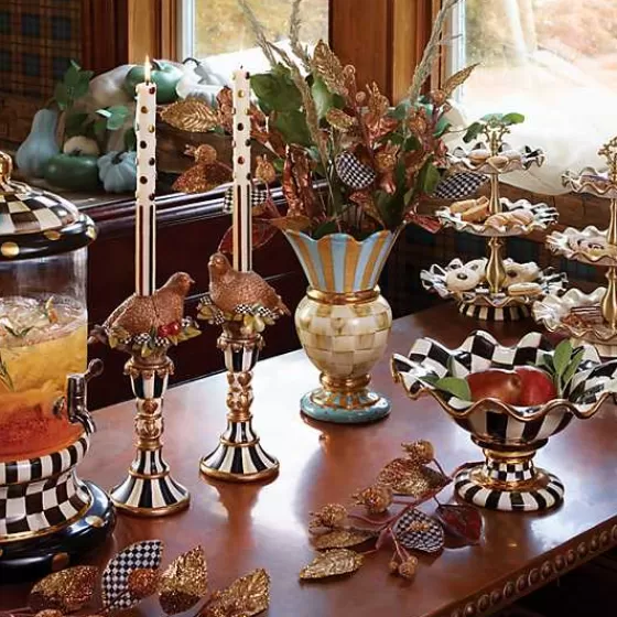 Ciotola Elegante Courtly Check in Ceramica - Edizione Speciale MacKenzie-Childs