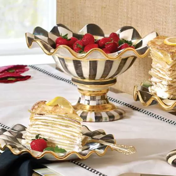 Ciotola Elegante Courtly Check in Ceramica - Edizione Speciale MacKenzie-Childs