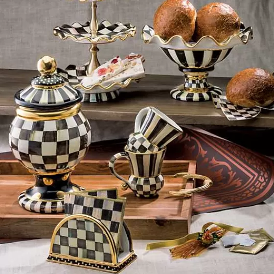 Ciotola Elegante Courtly Check in Ceramica - Edizione Speciale MacKenzie-Childs