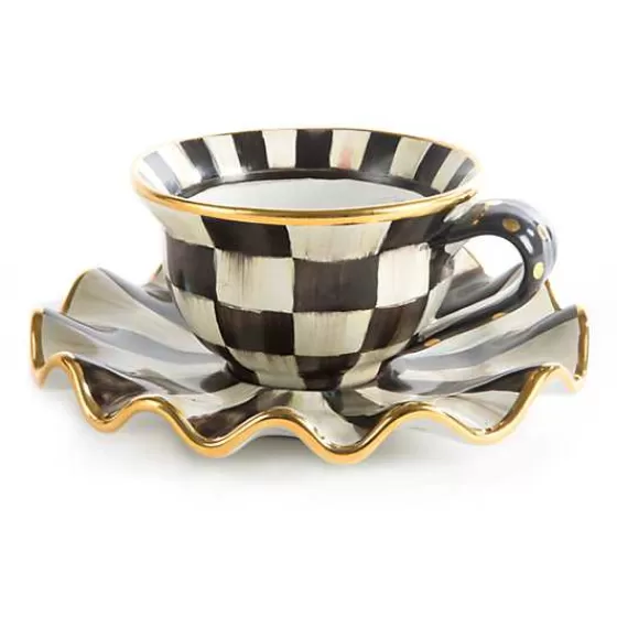 Piattino in Ceramica Scacchi Reali - Collezione MacKenzie-Childs con Sconto Imperdibile