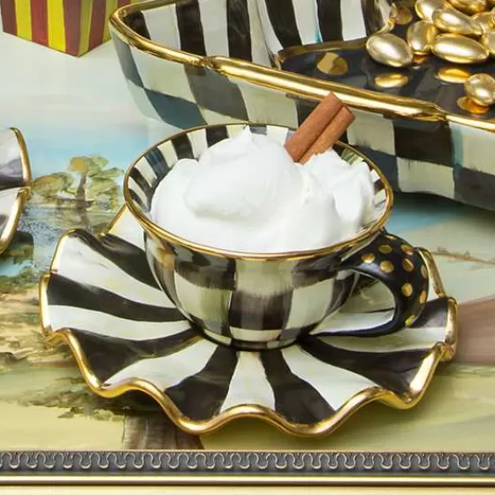Piattino in Ceramica Scacchi Reali - Collezione MacKenzie-Childs con Sconto Imperdibile
