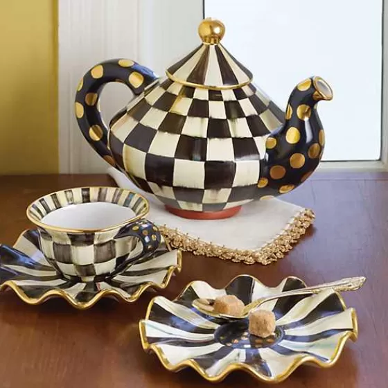 Piattino in Ceramica Scacchi Reali - Collezione MacKenzie-Childs con Sconto Imperdibile