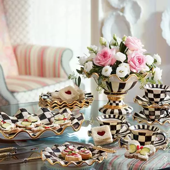 Piattino in Ceramica Scacchi Reali - Collezione MacKenzie-Childs con Sconto Imperdibile