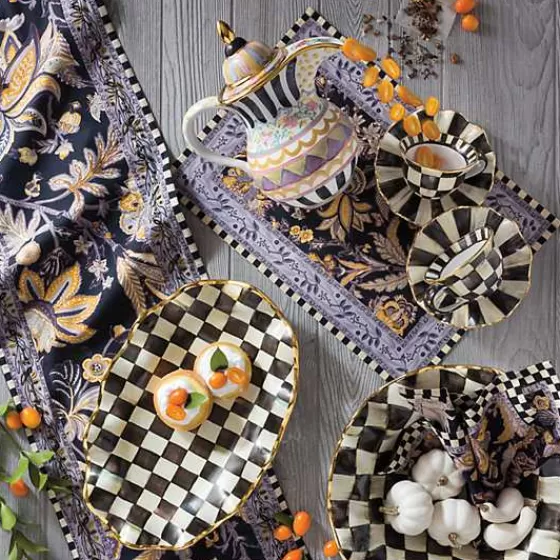 Piattino in Ceramica Scacchi Reali - Collezione MacKenzie-Childs con Sconto Imperdibile