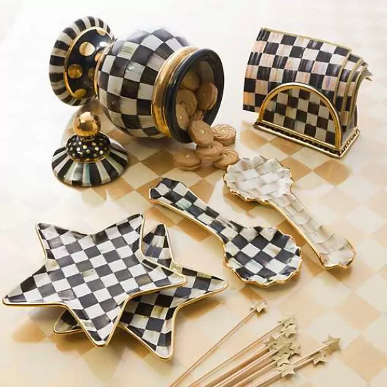 Riposo posate in ceramica elegante - Design esclusivo Fantasia Courtly Check | Novità MacKenzie-Childs