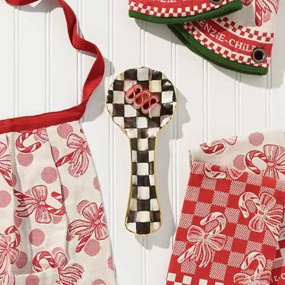 Riposo posate in ceramica elegante - Design esclusivo Fantasia Courtly Check | Novità MacKenzie-Childs