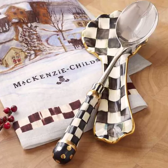 Riposo posate in ceramica elegante - Design esclusivo Fantasia Courtly Check | Novità MacKenzie-Childs
