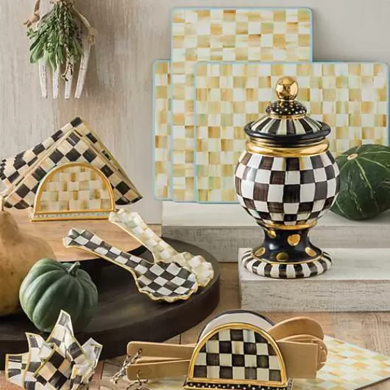Riposo posate in ceramica elegante - Design esclusivo Fantasia Courtly Check | Novità MacKenzie-Childs
