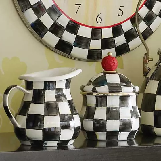 Cremiera Elegante con Fantasia Courtly Check - Promozione MacKenzie-Childs