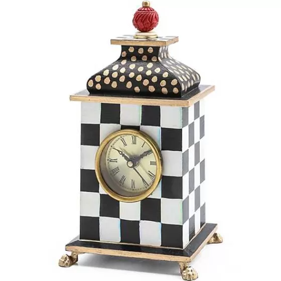 Orologio da Scrivania Elegante - MacKenzie-Childs 
Stile Regale a Quadri con Design Esclusivo 
Edizione Limitata a Prezzi Imperdibili