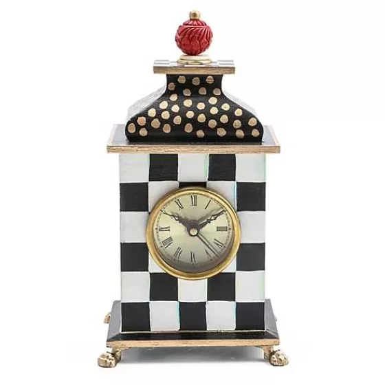 Orologio da Scrivania Elegante - MacKenzie-Childs 
Stile Regale a Quadri con Design Esclusivo 
Edizione Limitata a Prezzi Imperdibili