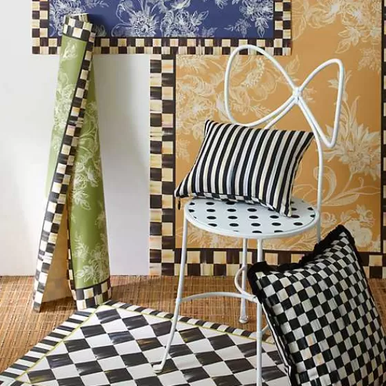 MacKenzie-Childs Tappetino Elegante a Scacchi, 60×90 cm - Design Classico con Prezzo Conveniente