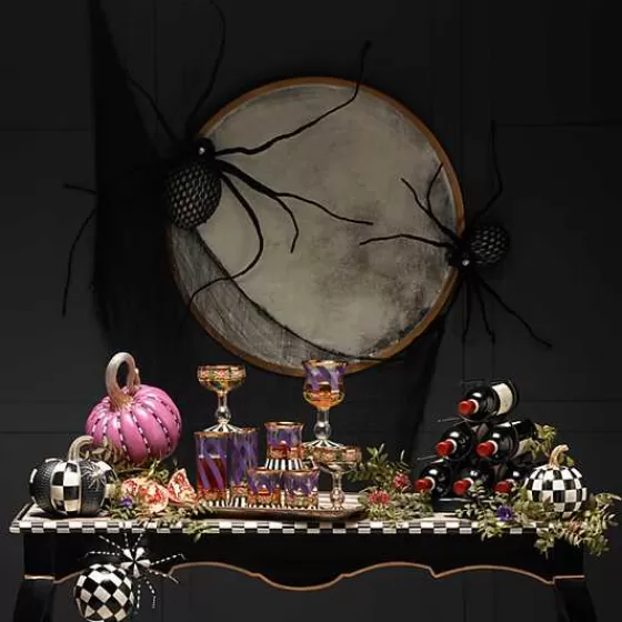 Zucca Miniature Elegante con Motivo A Quadri e Finitura Lucida - Collezione MacKenzie-Childs | Disponibile per l'Acquisto Online