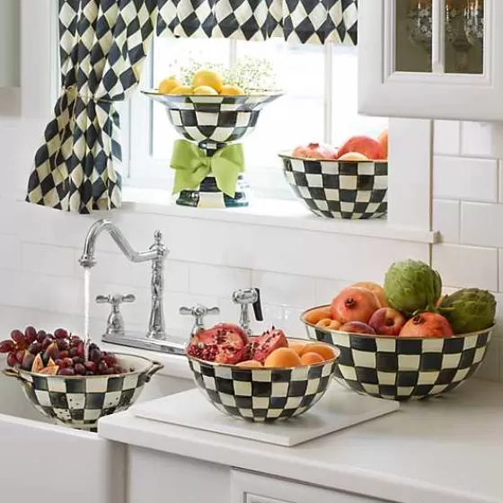Setaccio da Tavola MacKenzie-Childs - Design Regale con Decorazione a Quadrature