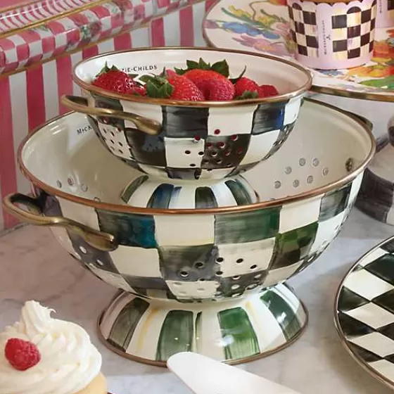 Setaccio da Tavola MacKenzie-Childs - Design Regale con Decorazione a Quadrature