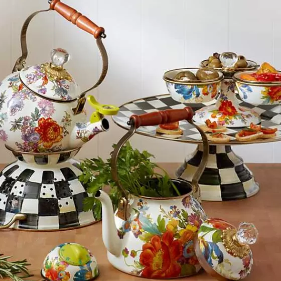 Setaccio da Tavola MacKenzie-Childs - Design Regale con Decorazione a Quadrature