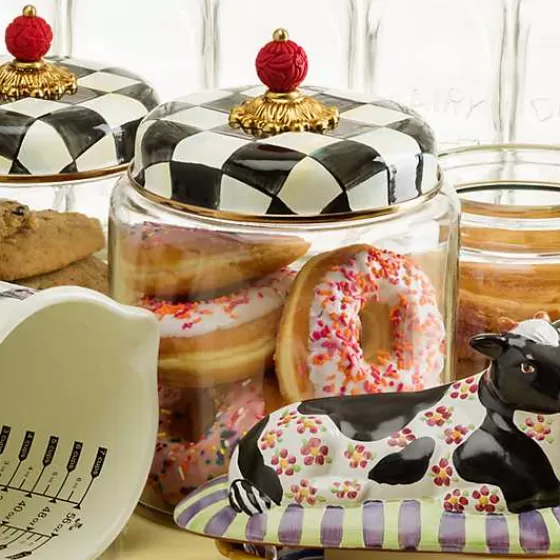 Barattolo Capiente per la Cucina con Design a Scacchi Regali - Collezione MacKenzie-Childs