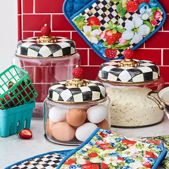 Barattolo Capiente per la Cucina con Design a Scacchi Regali - Collezione MacKenzie-Childs