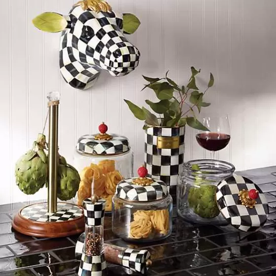 Barattolo Capiente per la Cucina con Design a Scacchi Regali - Collezione MacKenzie-Childs