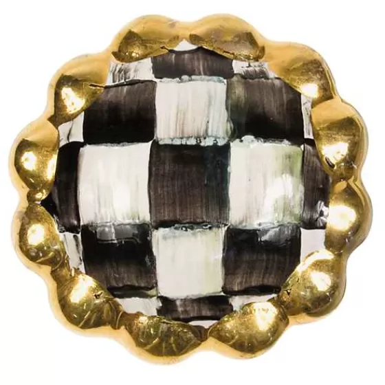 Pomello Rotondo in Stile Courtly Check - Promozione Esclusiva MacKenzie-Childs
