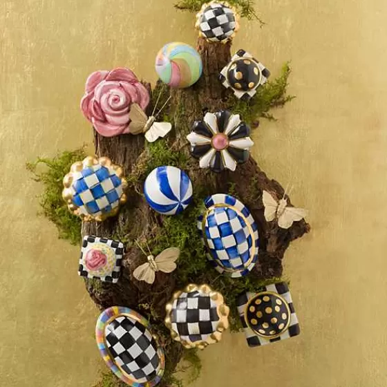 Pomello Rotondo in Stile Courtly Check - Promozione Esclusiva MacKenzie-Childs
