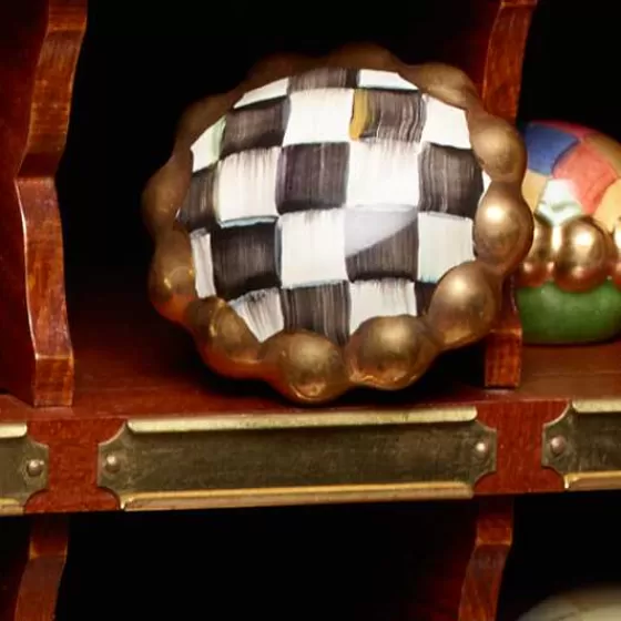 Pomello Rotondo in Stile Courtly Check - Promozione Esclusiva MacKenzie-Childs