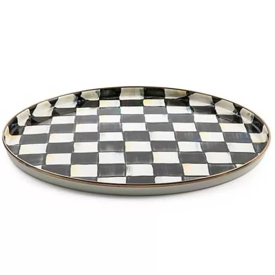 Vassoio Elegante MacKenzie-Childs | Motivo Geometrico Regale - Edizione Speciale con Sconto Esclusivo