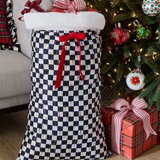 Saldi Esclusivi: Borsa Babbo Natale MacKenzie-Childs con Fantasia Scacchi Regali